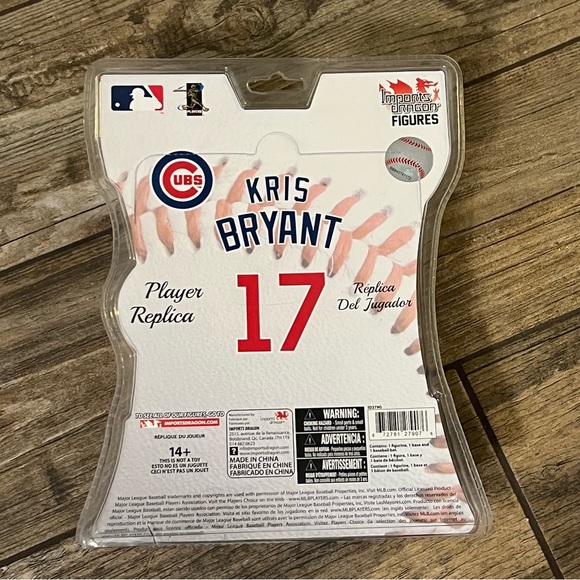 Imports Dragon Figures Chicago Cubs Kris Bryant 17 Player Replica NIB - Picture 3 of 4